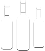 Garrafas de vinhos selecionados